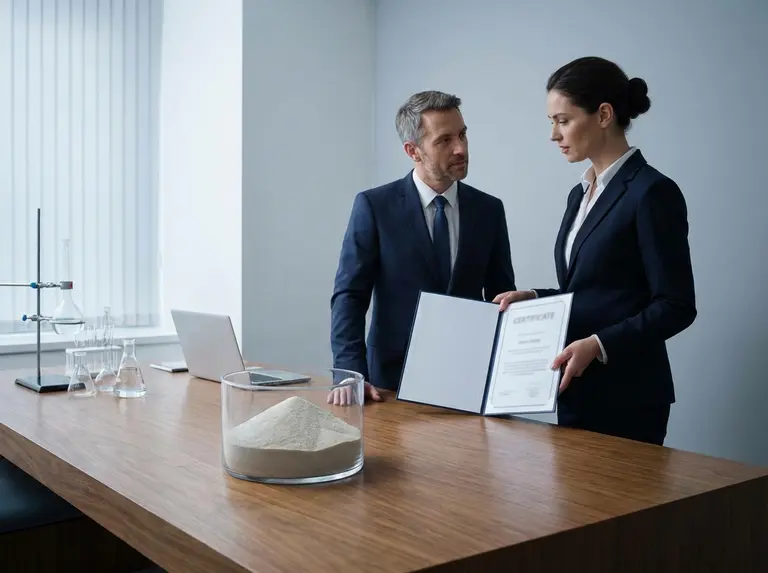 Сертификация песка